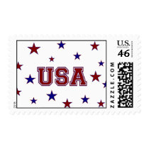 USA Stars Postage Stamp