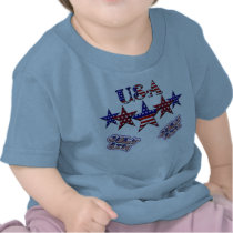 USA Stars Tee Shirts