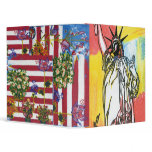 USA Statue of Liberty painting Binders