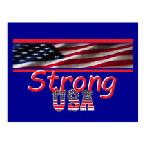 USA Strong postcards