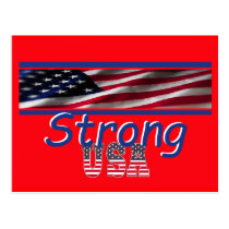 USA Strong postcards