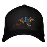 USA SUN  DRAGON embroidered hats
