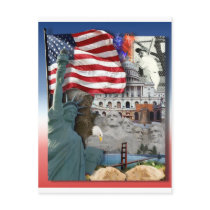 USA Symbols postcards by gravityx9 USA Symbols postcards