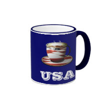 USA Tea Cup Mug