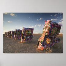 USA, TEXAS, Panhandle Area, Amarillo: Cadillac 2 Print