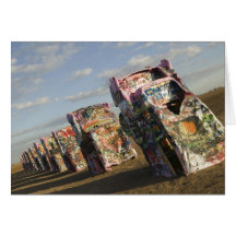 USA, TEXAS, Panhandle Area, Amarillo: Cadillac Cards