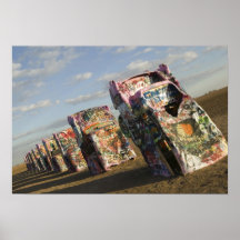 USA, TEXAS, Panhandle Area, Amarillo: Cadillac Posters