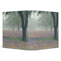 USA, Texas. Texas paintbrush and bluebonnets 3 Ring Binder