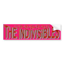 USA THE INDIVISIBLES Red White Blue Bumper Sticker