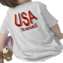 USA THE INDIVISIBLES Red White Blue T-shirts