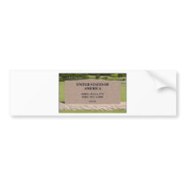 USA TOMBSTONE bumper stickers by ALMOUNT USA TOMBSTONE bumper stickers
