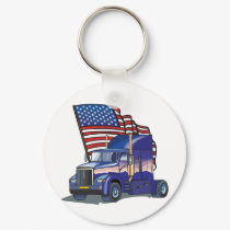USA Truck Driver keychains
