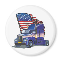 USA Truck Driver magnets