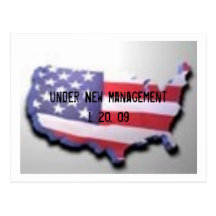 USA , Under New Management 1. 20. 09 Post Cards