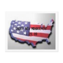USA , Under New Management 1. 20. 09 Post Cards
