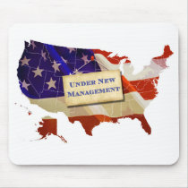 USA: Under New Management (Mouse Pad) mousepads by Quandary USA: Under New Management (Mouse Pad) mousepads