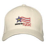 USA United We Rock Embroidered Baseball Cap