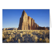 USA, Utah, Colorado Plateau, Lower Cathedral Greeting Card