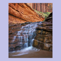 USA, Utah, Escalante Wilderness.  Waterfall in posters
