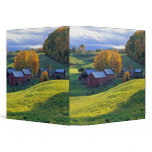 USA, Vermont, Jenne Farm. Rolling green hills Binders