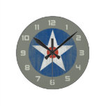 USA vintage roundel wall clocks