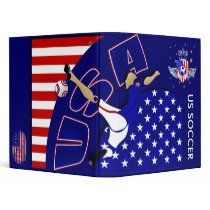 USA volley soccer lovers US soccer team gifts Binder