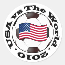 USA vs The World 2010 Stickers