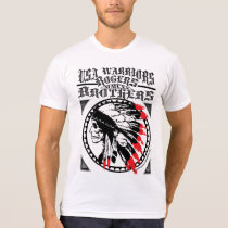 usa warriors indian by rogers brothers t-shirts