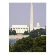 USA, Washington DC, Washington Monument and US Post Cards