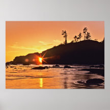 USA, Washington State, Olympic National Park. 3 Poster