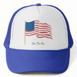 USA-Waving Flag hats
