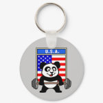 This cute bodybuilding panda loves weightlifting. He stands in front of a large flag of the United States of America. Look how easy he lifts that heavy barbell loaded with weight plates. This design is too cute. Great gifts here for anyone from the USA who loves weightlifting.
