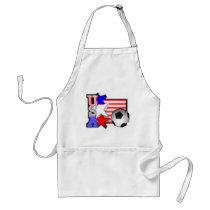 USA WOMEN SOCCER STARS make America shine Apron