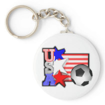 USA WOMEN SOCCER STARS make America shine Key Chains