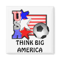 USA WOMEN SOCCER STARS make America shine Fridge Magnets