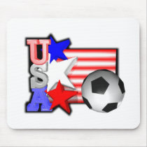 USA WOMEN SOCCER STARS make America shine Mousepad