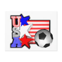 USA WOMEN SOCCER STARS make America shine Postcards