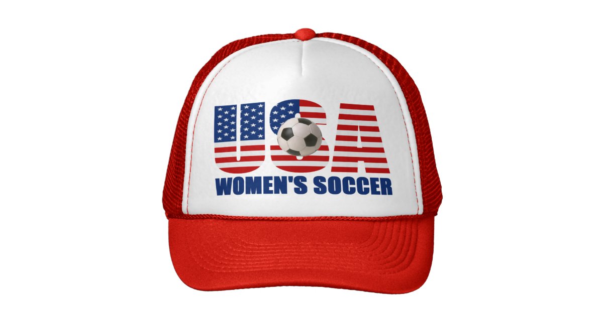 USA Women's Soccer Hat Zazzle