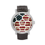 USA Kid's red Glitter Strap Watch
