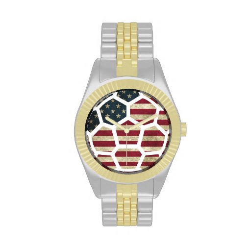 USA Gold and Silver Tone Watch