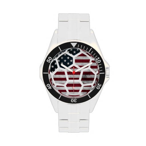 USA Classic white Stainless Steel Watch