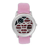 USA White Designer Watch
