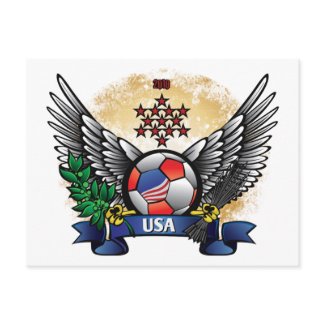 USA World Cup Soccer Postcard postcard