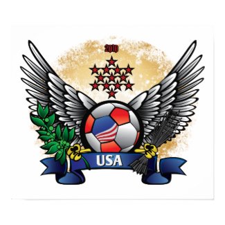USA World Cup Soccer Poster print