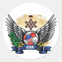 USA World Cup Soccer Sticker