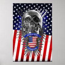USA World War Champions Poster
