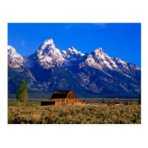 USA, Wyoming, Grand Teton National Park, Morning Post Card