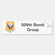 USAF 509th Bomb Group Insignia Bumper Sticker