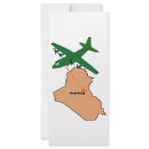 USAF AC-130 Spectre - Baghdad Rack Card Template