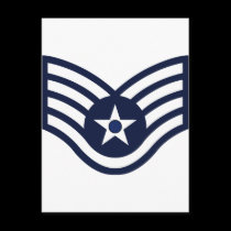 USAF - E5 Staff Sergeant postcards